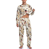 FacePajamas Pajama Pet Face Pajama Set with My Lovely Dog Personalized Men's Pajamas Summer Loungewear