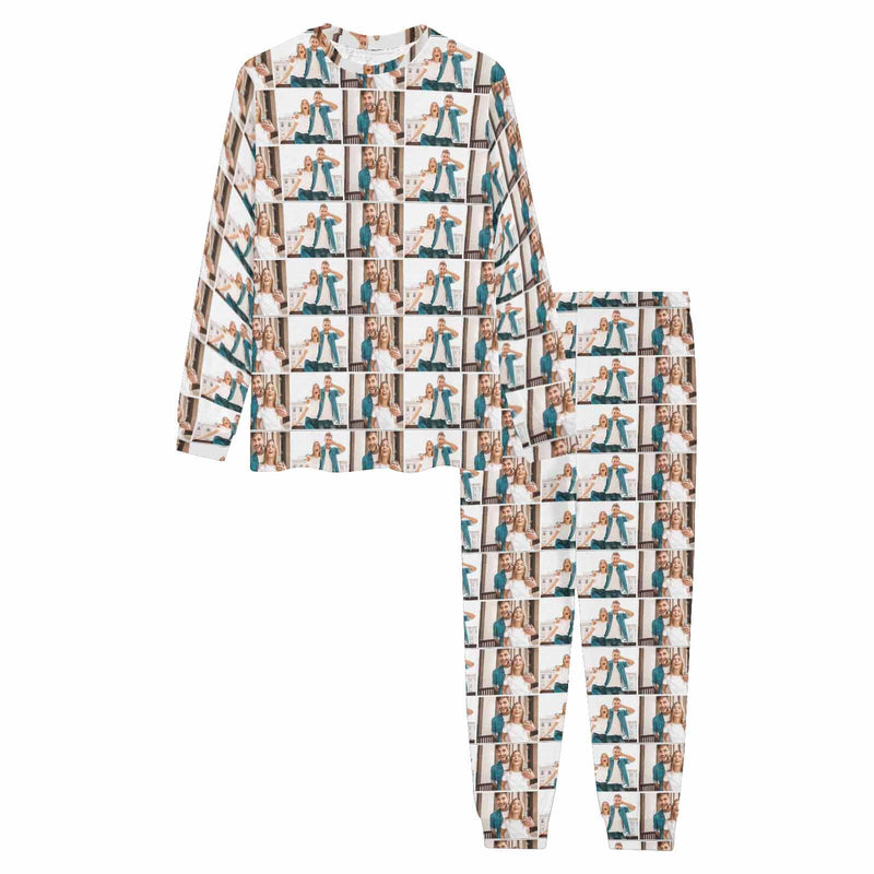 FacePajamas Pajama Photo Custom Couples Pajama Sets for Mom&Dad Personalized Fills Up Couple Matching Pajamas