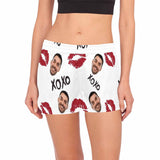 FacePajamas Pajama Shirt&Pants S Custom Face Women's Pajama Shorts Personalized XXOO Sleepwear Shorts