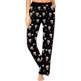 FacePajamas Pajama Pants XS / Black Custom Face Pajama Pants Dog Face Sleepwear for Women