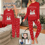 FacePajamas Pajama Sets XS Custom Face Pajamas Sets Christmas Personalized Family Sleepwear for Women