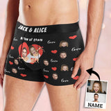 FacePajamas Men Underwear XS Custom Waistband Boxer Briefs Personalized Arrow of Eros Underwear with Custom Text for Men