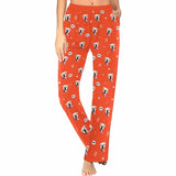 FacePajamas Pajama Pants XS / Orange Custom Face Pajama Pants Dog Face Sleepwear for Women